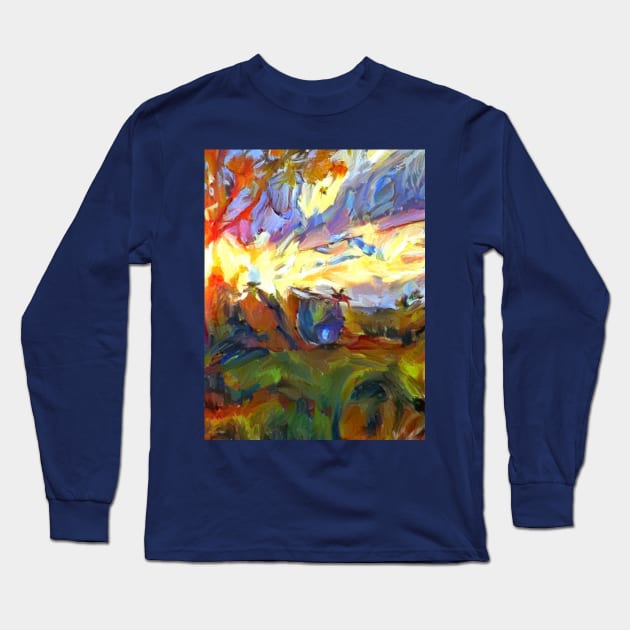 Sunrise Long Sleeve T-Shirt by Rene Martin